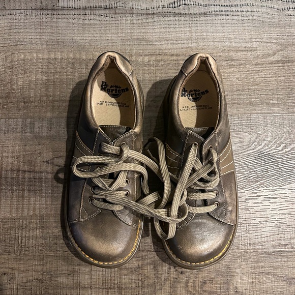 Doc Martens olive green Big Kid Size 5 VGUC - Picture 4 of 5